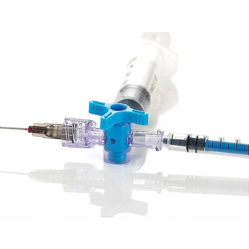 Syringe Adapter Sterile Three-way Stopcock Water-light Needle Dispenser Disposable Stopcock Ethylene Oxide Sterilization 5/PK
