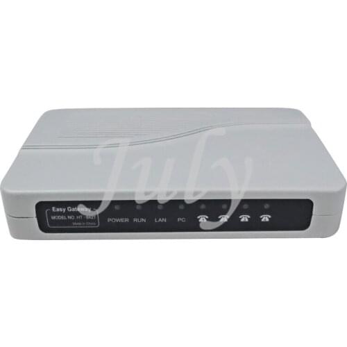 New DBL Zero Altitude Gateway Device 4 Port 4 Line FXS Phone Dedicated Voice Gateway HT842T ARM11 700M