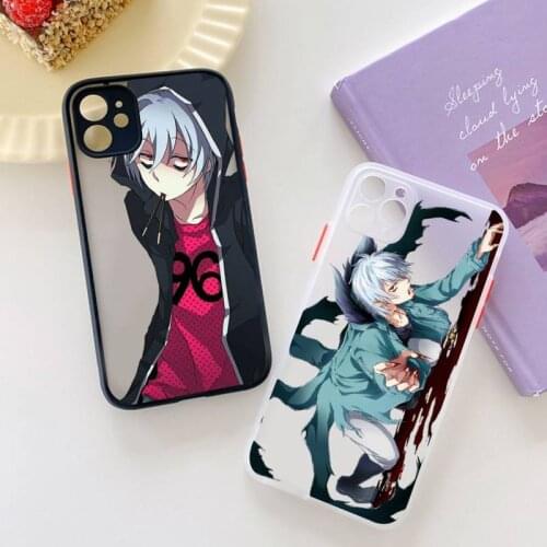 YNDFCNB Servamp Kuro Kun Phone Case for iPhone X XR XS 7 8 Plus 11 12 pro MAX Translucent Matte Shockproof Case