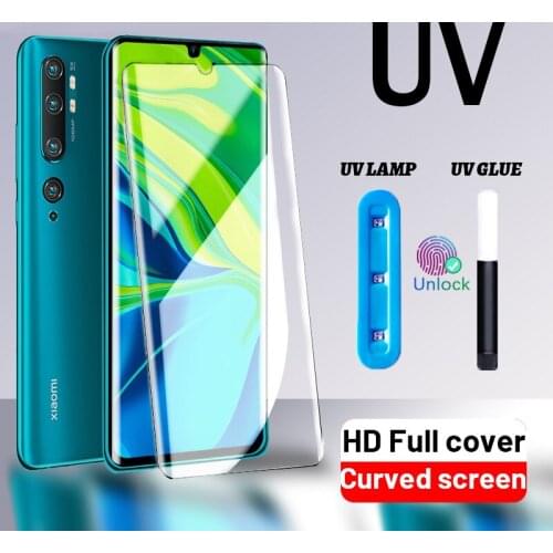 UV Tempered Glass For xiaomi Mi Mix 4 Note 10 Lite 11 Pro Ultra Note10 10Pro 10Ultra Mix4 Screen Protector Full cover