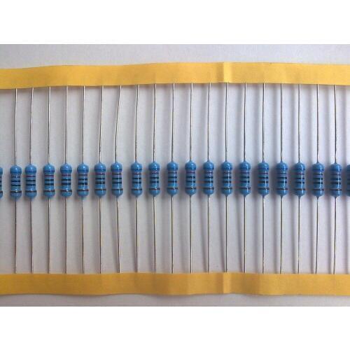 100pcs 47 ohm 1/4W 47R Metal Film Resistor 47ohm 0.25W 1% ROHS