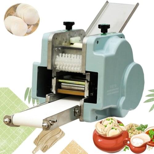 110v/220v Tabletop Automatic Pizza Wonton Dough Skin Making Machine Dumpling Gyoza Wrapper Machine