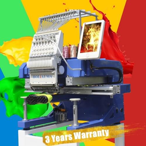 Guangzhou ! Single Head Embroidery Machine Computerized 12/15 Needles Dahao Embroidery Machine Price