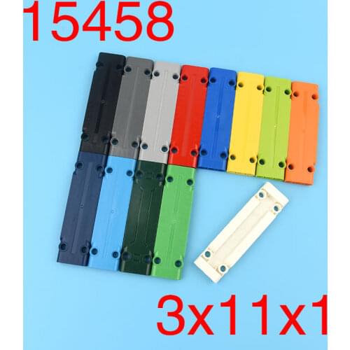 4 pcs 15458 high-tech building block panel 3 x 11 x 1 parts accessories construction bricks