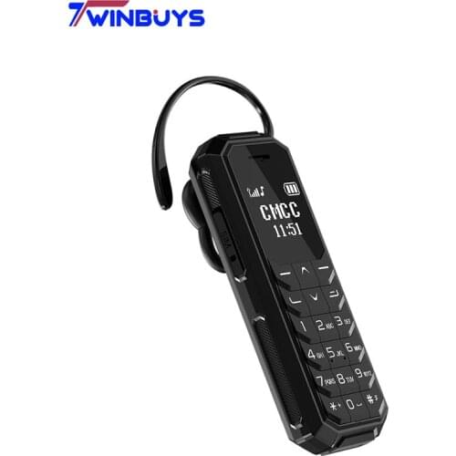 AEKU KK2 Smallest cellphone bluetooth dialer wireless headphone phone magic vioce change mini mobile phone PK BM50 BM70 KK1