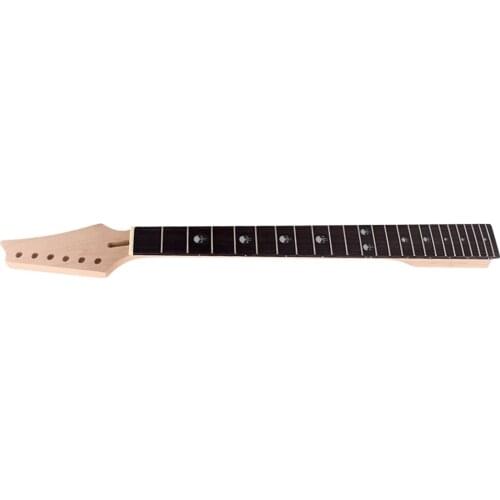 Unifinished Electric Guitar Neck Solid Rosewood 24 Fret Replacement Parts