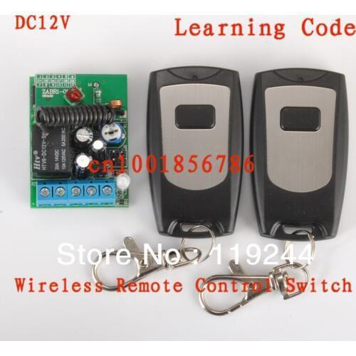 DC12V Door Access/Entery Guard Gateway Wireless Remote Control Switch Momentary Time Delay Relay Switch 3-12S Adjustable
