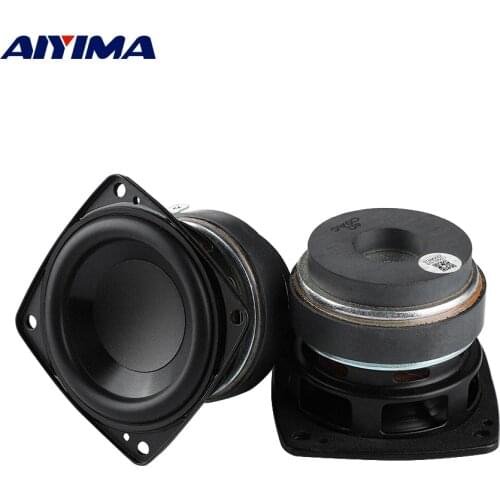 AIYIMA 2Pcs 2.75 Inch Mid-woofer Audio Speaker Driver 4 Ohm 40W Speaker Bass Long Stroke Loudspeaker For JBL War Drum Series