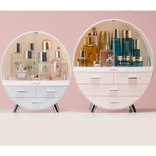 Home Fashion Drawer Makeup Storage Box Bathroom Brush Lipstick Holder Desktop Acrylic Jewelry Cosmetic Skin Care Organizer Rack