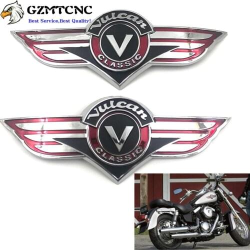 Fuel Gas Tank Emblem Badge 3D Decals Stickers For Kawasaki Vulcan 400 800 500 1500 Classic VN400 VN500 VN800 VN1500 Tank Cover