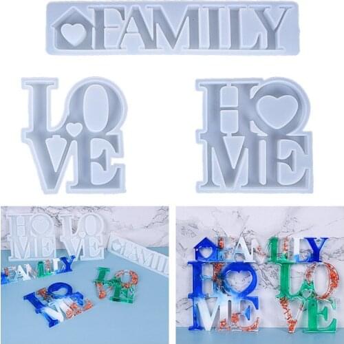 Epoxy mold resin new English decoration silicone mold hot sale candle handmade soap creative handmade home decoration