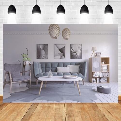 Yeele House Interior Living Room Sofa Table Plants Photography Backdrops Personalized Photographic Backgrounds For Photo Studio