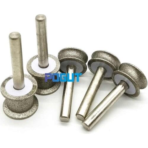 2-15mm Glass Jade Grinding Wheel Bit / Abrasive Wheel Disc / Chamfering Countersink Wheel PE FA Edge