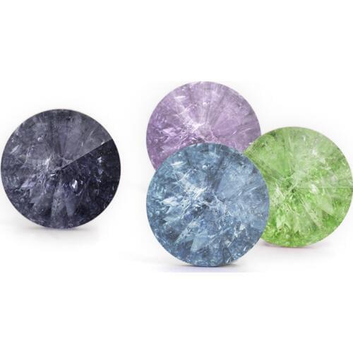 Crystal Stone Rivoli Ice Glass Crystal stone rhinestone Accessories for clothing Crystal Sew on rhinestone dress decorations wed