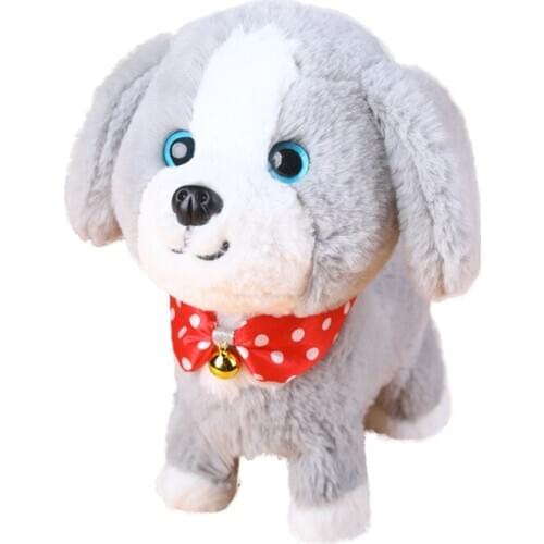 Robot Dog Sound Control Dog Interactive Electronic Toys Plush Puppy Pet Sing Walk Bark Teddy Toys For Children Birthday Gifts