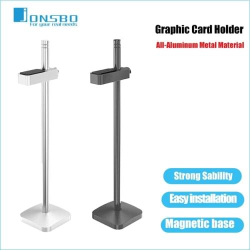 JONSBO Graphic Card Holder Aluminum Video Card Holder Jack Desktop PC Case For Rack GPU Bracket Water Cooling Kit Accessories