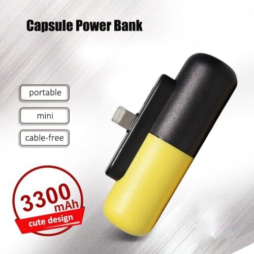 Capsule Mini Power Bank For Xiaomi Redmi LG Magsafe Powerbank for iPhone Samsung Huawei Portable Poverbank Battery Charger