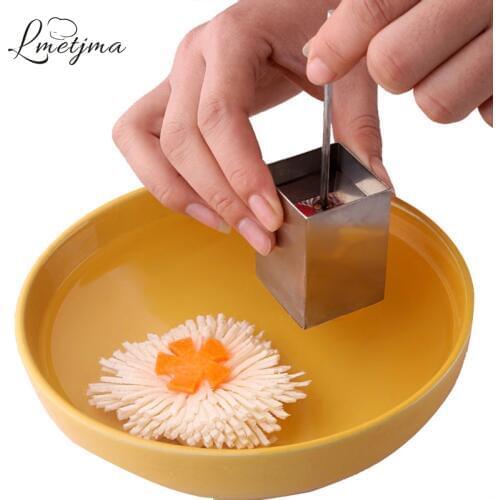 LMETJMA Stainless Steel Creative Stainless Steel Tofu Press Kitchen Tofu Maker Press Mold Kit DIY Tofu Cutter Gadgets KC0817-3