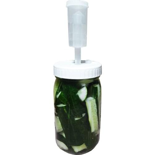 Fermentation Lid Cover with One-way Exhaust Valves Fermenting Lids Kit for Wide Mouth Mason Jars 86mm A1