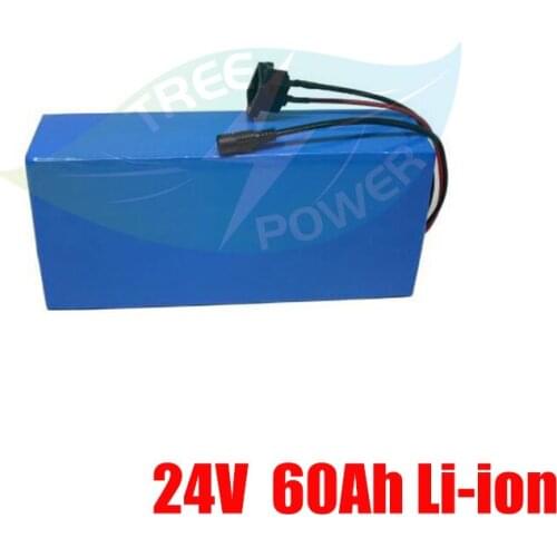 24V 60AH lithium ion BMS 7s li ion bateria for golf cart Solar energy storage lighting Fishing + 5A Charger