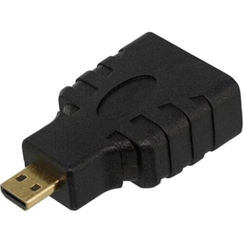 Micro HDMI-compatible Male to HDMI-compatible Female Type D to Type A Adapter Connector for HDTV V1.4