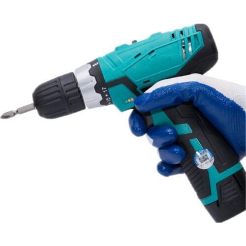 Mini 16V DC Double Variable Speed Cordless Electric Dremel Screwdriver Household Electric Drill Impact Power Tools