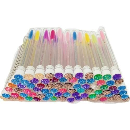 Reusable Eyelash Brush Separate Tube Eyebrow Brush Replaceable Dust-proof Disposable Eyelash Brush Eyelash Extension Brushes