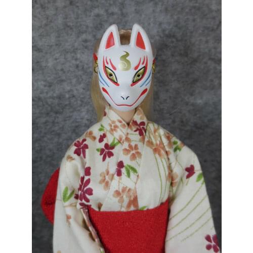 1:6 Scale Female japanese mask Model For 12" obitsu27 OB Figure Doll Type 3