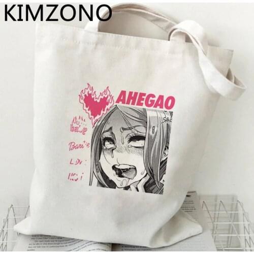 My Hero Academia Himiko Toga shopping bag cotton eco canvas jute bag bolsa bag reusable fabric boodschappentas sac tissu