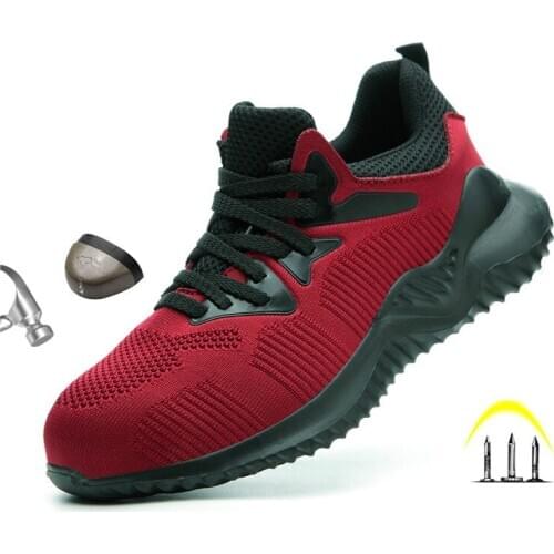 Male Work Sneakers Toe Cap Work Safety Boot Comfort Men Boots Anti-puncture Safety Shoes Men Indestructible Shoes Work Boots