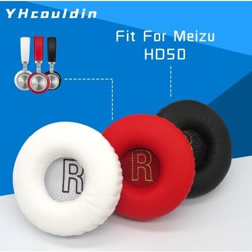 YHcouldin Earpads For Meizu HD50 Headphone Replacement Accessaries Earmuff Pillow Replacement Ear Pads