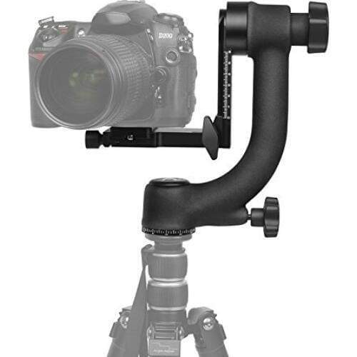 Aluminum Alloy 360 degree Panoramic Gimbal Tripod Head Ball Mount Tray for Canon Nikon DSLR SLR Camera Telephoto Lens