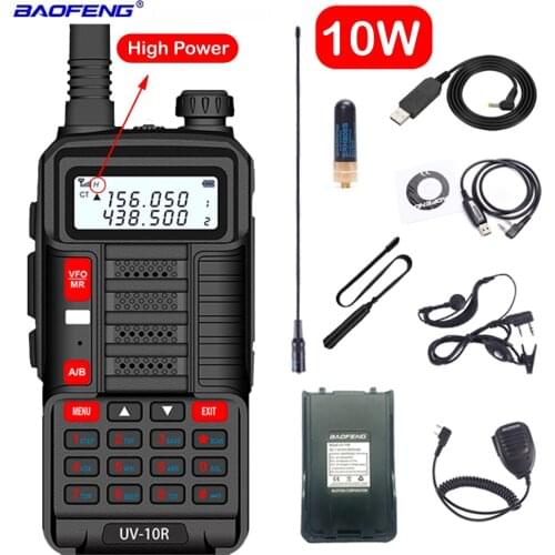 Baofeng Walkie Talkie 5-20km Two Way Radio UV-5R 8W 10W High Powerful CB Ham Portable Radio Hunting UV5R UV10R Transceiver