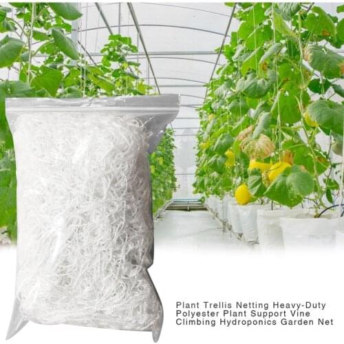 1.7 x 20m Garden Plant Trellis Netting Heavy Duty Mesh Vine Landing Weaving Grow Frame Vegetable Flower Cucumber Climbing Net