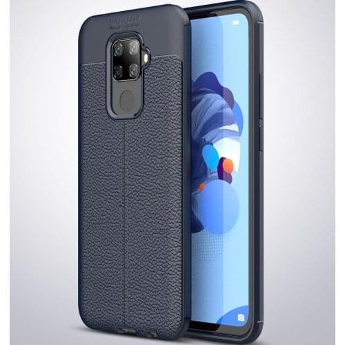 Silicone Case For Huawei Novai 5i Pro Case Soft Luxury Leather Tpu Texture Phone Back Cover On For Novai 5i Pro Business Coque