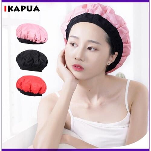 Waterproof Salon Heated Cooling Gel Cap Microwavable Hat Hair Mask Treatment Hair Styling Care Steamer Thermal Wrap Cold Heat