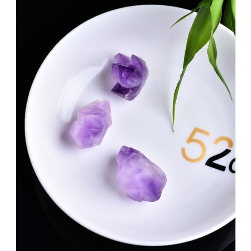 1PC Delicate natural amethyst natural ore crystal crystal ore ore repair healing crystal can be used for home decoration gift