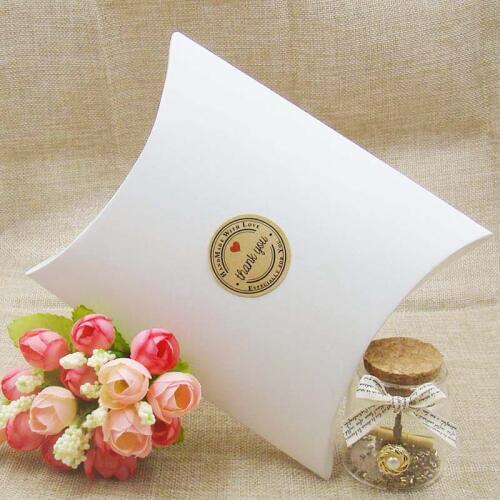 10pcs 2018 hot new large pillow candy packing box gift display box black/brown/white cardboard gift package custom cost extra