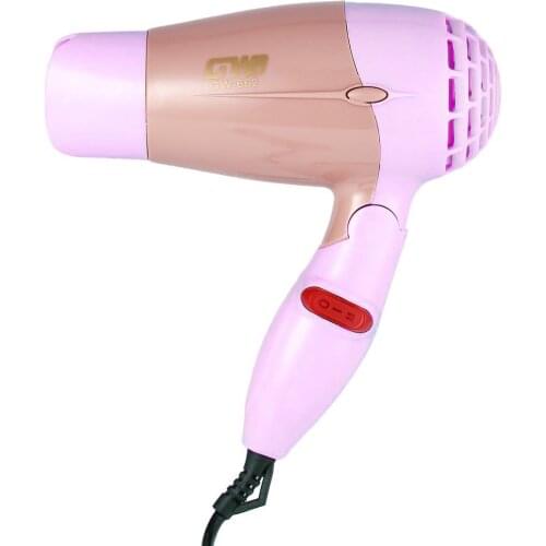 1000W Hair Hot Wind Dryer Tools Low Noise Foldable Electric Hair Blower Hair Salon Styling Tools for Travel Home Use GW-662 New