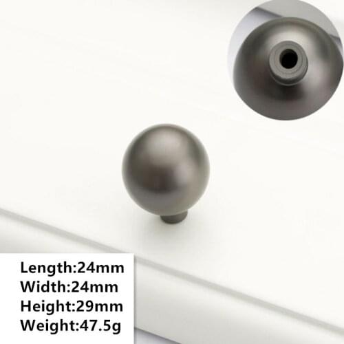 4 Pieces Zinc Alloy Simple Furniture Pearl Black Cabinet Drawer Handle