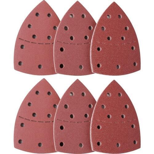 60Pcs Sanding Plate, Mouse Sander For Psm 200 Aes, Psm 18 And All Vibration Multi-Tools, 10 Pieces Each 40/60/80/120/180/240 Gri