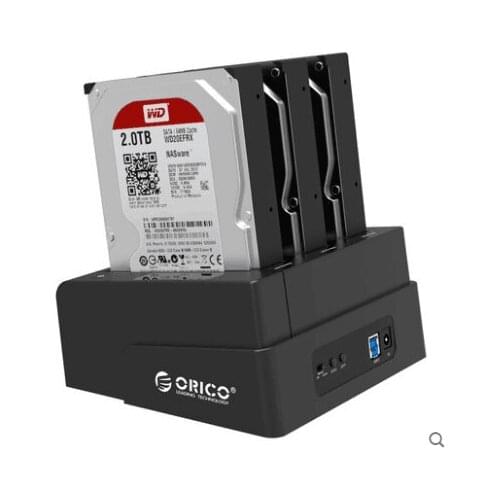 6638US3-C serial port 3.5-inch sata hard disk holder copy three-disk USB3.0 mobile hard disk