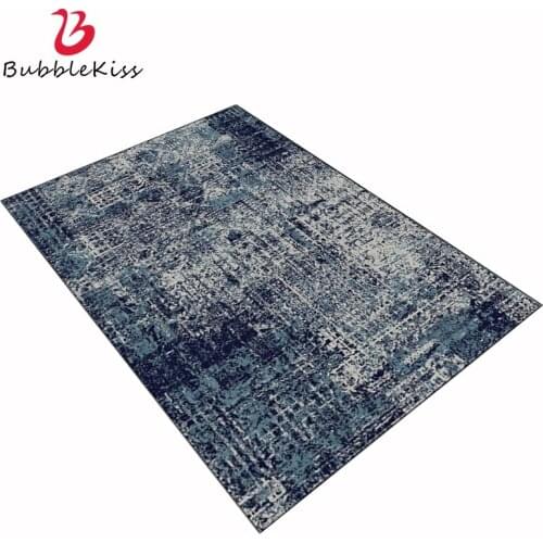 Bubble Kiss Area Rug for Living Room American Dark Blue Abstract Ink Carpet Christmas Rug Floor Mat Rugs for Bed Room Home Decor