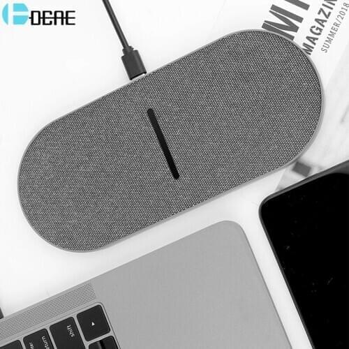2 in 1 30W Qi Wireless Charger for iPhone 12 Mini 11 XS XR X 8 Airpods Pro 20W Dual Fast Charging Pad For Samsung S20 S10 Xiaomi