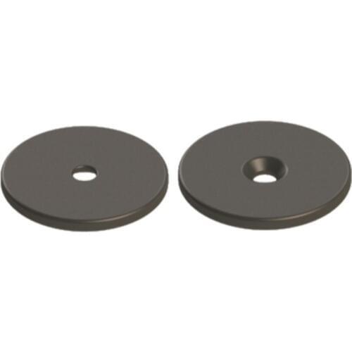 100Pcs NFC Tags 13.56MHz ISO14443A NFC 213, NFC215,NFC 216 TAG RFID Coin Tag Dia 30mm Black MINI RFID Tag For Laundry Management