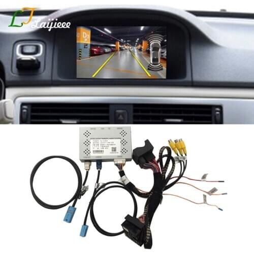 For Volvo V40 V60 XC60 S60 S80 2015~2019 OME Screen Upgrade Parking System 360 Front Rear view Reverse Camera Interface Decoder