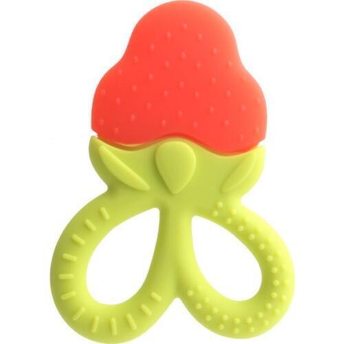 Baby Fruits Dental Adhesive A Molar Tooth Good Baby Appease Bite-and-bite Tooth Fixator Silica Gel Chewing Gum Baby Articles