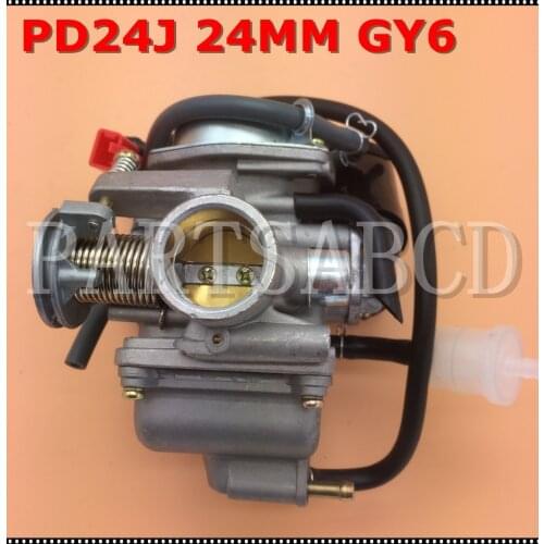 24MM PD24J Carburetor Carb GY6 125CC 150CC Scooter Go Kart ATV Quad Moped Parts