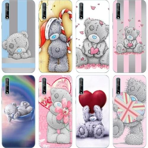 Hot Cute Me To You Bear Soft Silicone Phone Case for Huawei Y5 Lite 2018 Y6 Y7A Y9A Prime 2018 Y9 2019 Y9S Y5P Y6P Y7P Y8P Cover