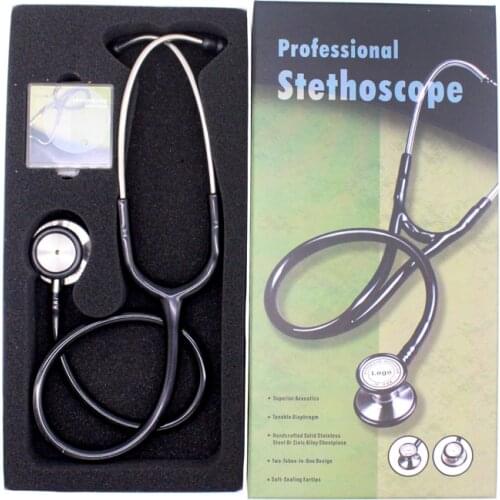 Double-head Double Tube Medical Stethoscope Professional Doctor Professional Medical Device Professional Medical for Medicine